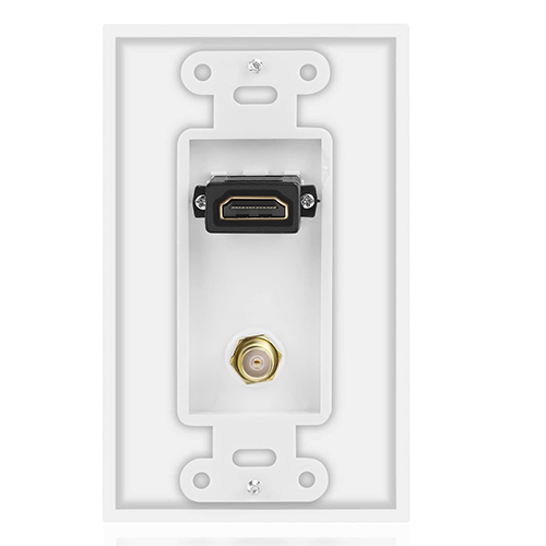 Piastra da parete COAX HDMI